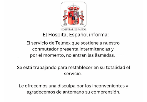 Intermitencias en servicio de conmutador